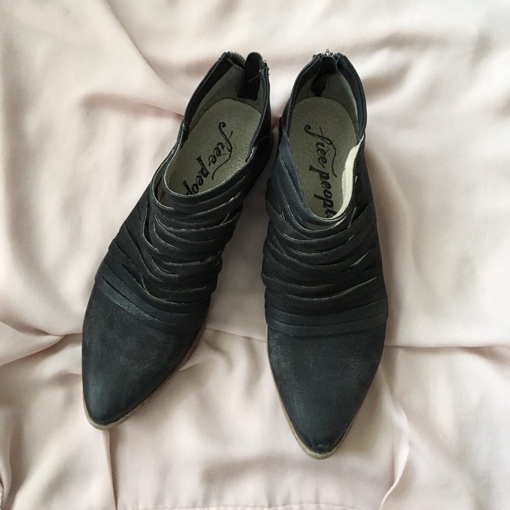 Free People strappy booties