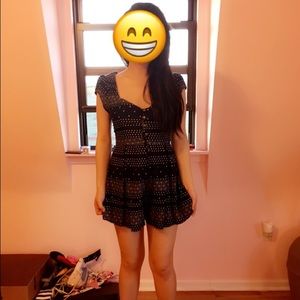 Polka dot romper from Urban Outfitters