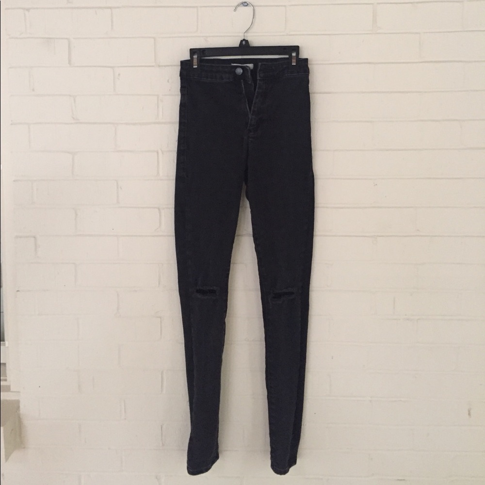 high waisted jeans
