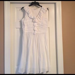 Calvin Klein White Cotton Summer Dress