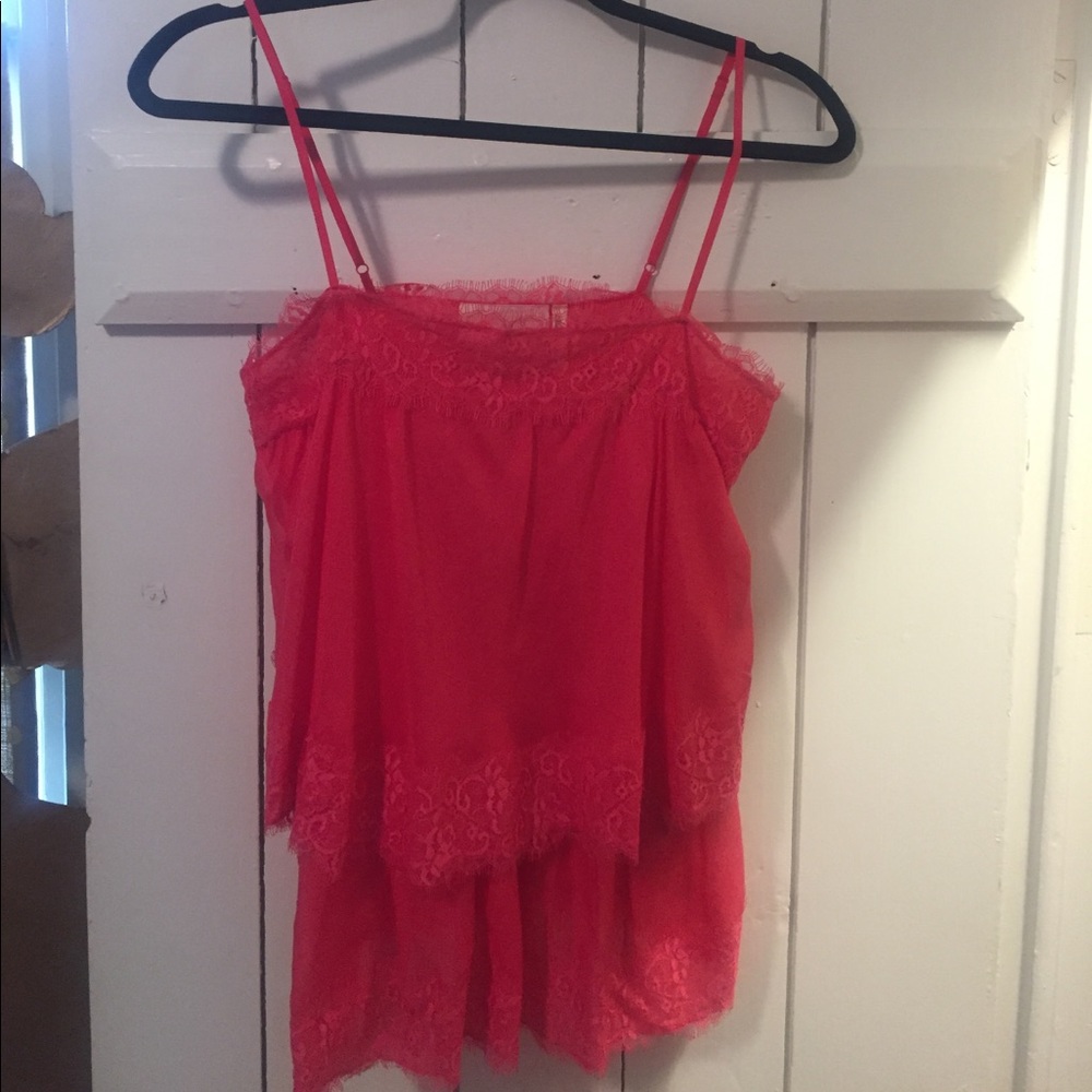 Pink Lace Top