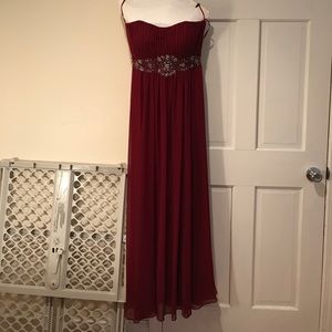 Red prom dress