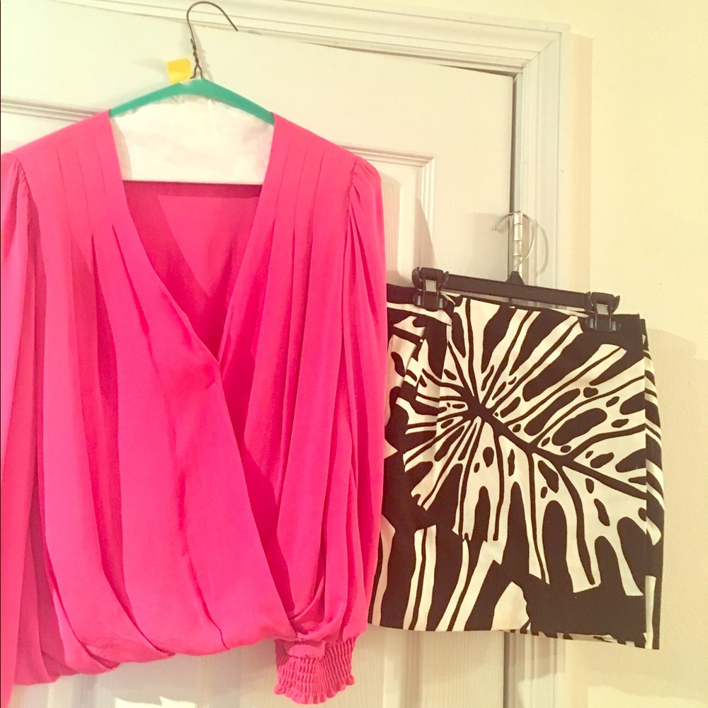 Alice and Olivia silk blouse