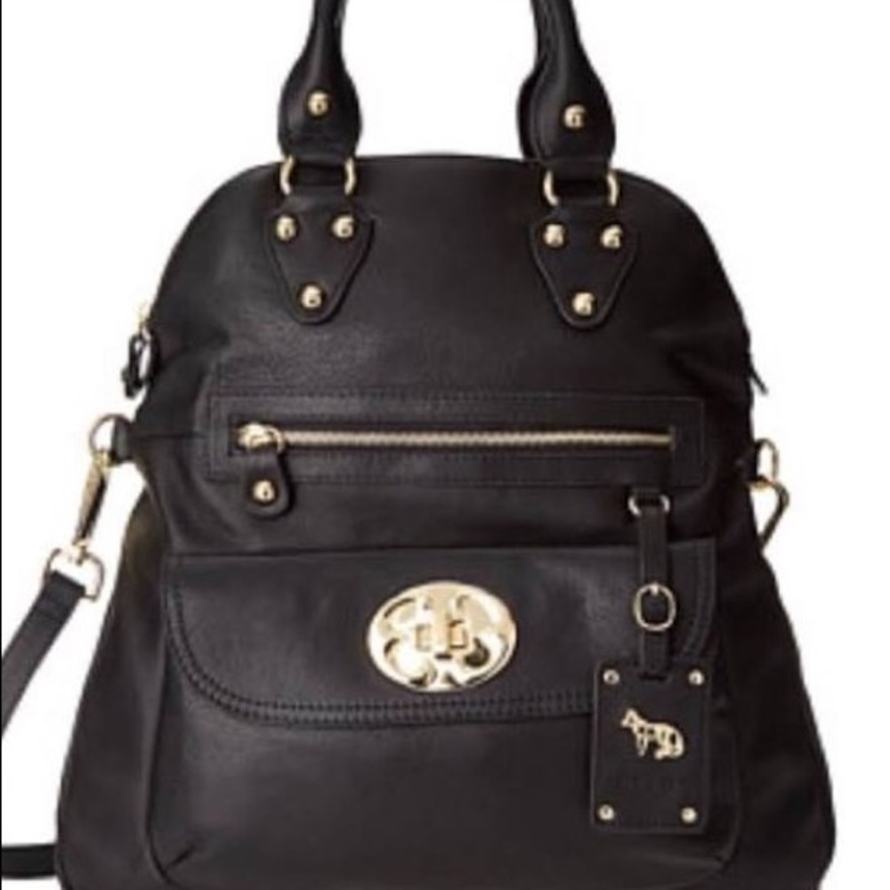 Emma Fox Black Leather Bag!