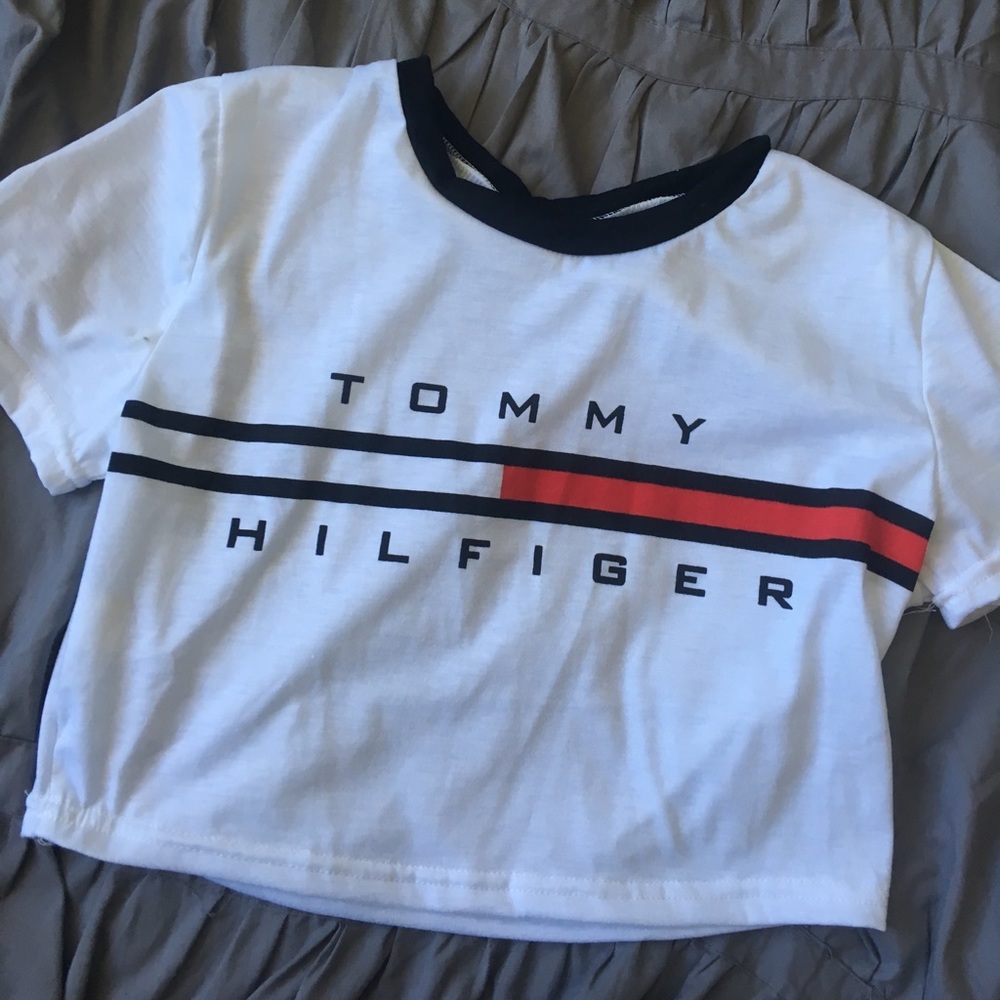 Tommy Hilfiger White Crop Top