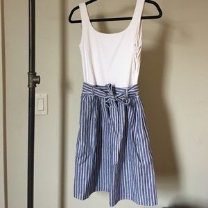 J.McLaughlin Tank Dress with Linen Skirt Sz. XS