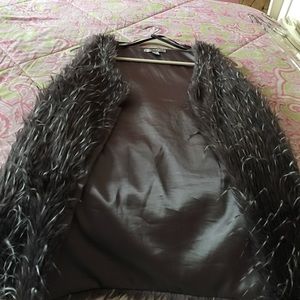 Faux fur vest