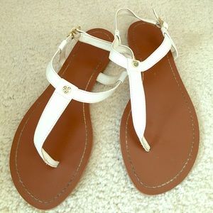 Lauren Ralph Lauren White Patent Sandals