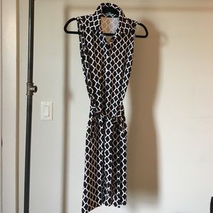 J.McLaughlin Shirt-Waist Sleeveless Dress Sz. XS