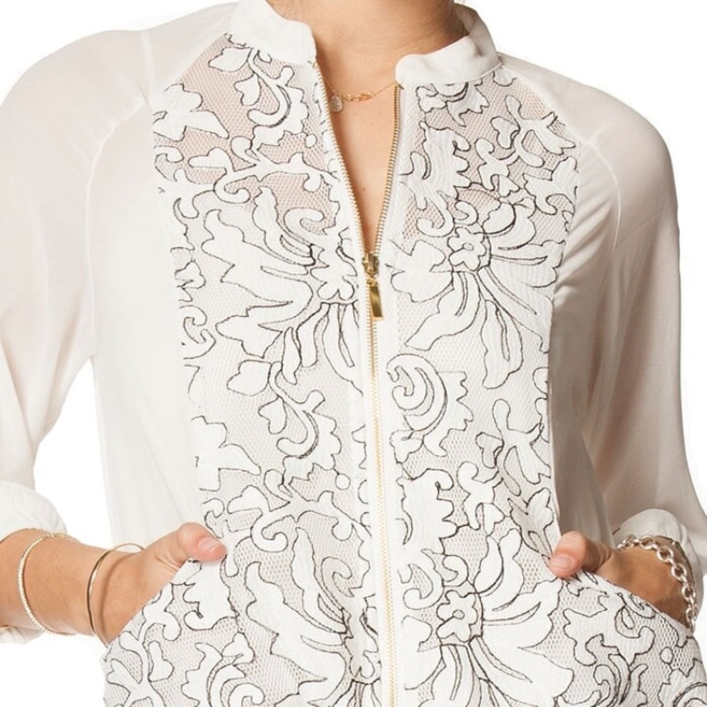 Floral Bomber Jacket - Picture 3 of 7