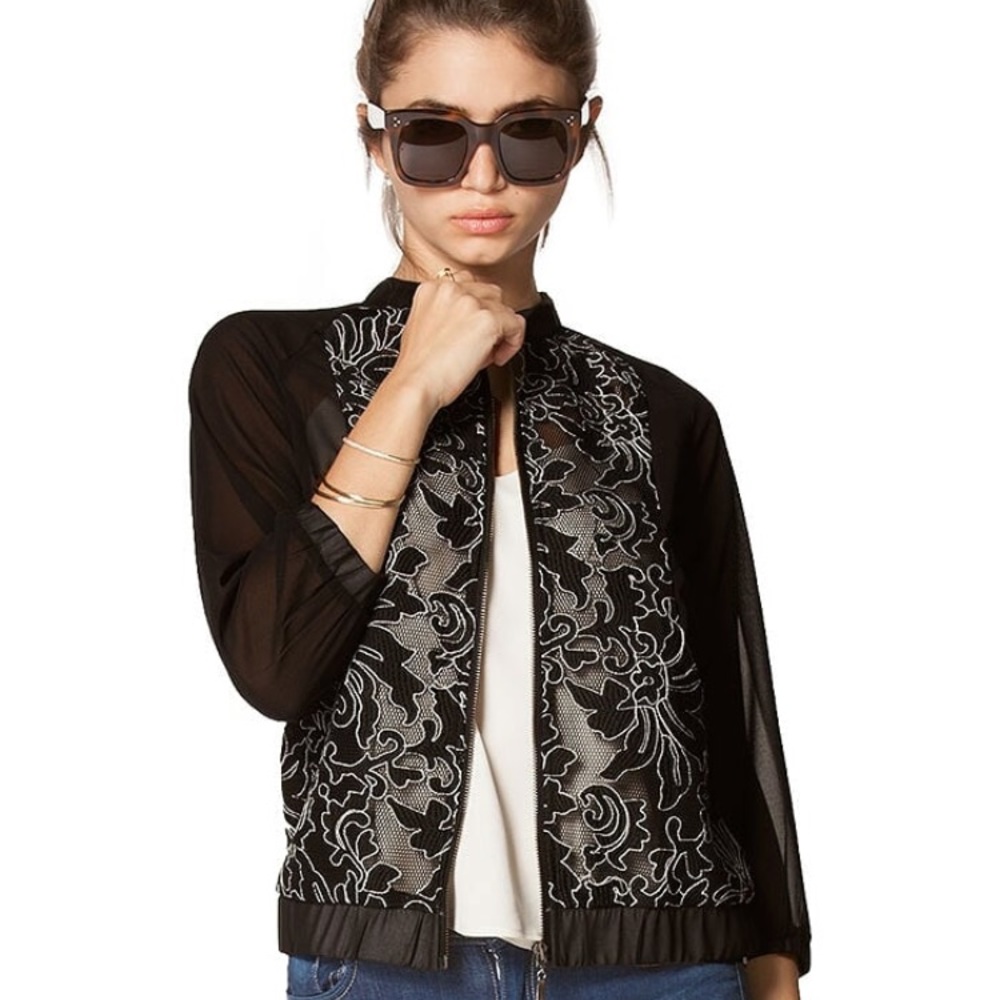 Floral Bomber Jacket - Picture 4 of 7