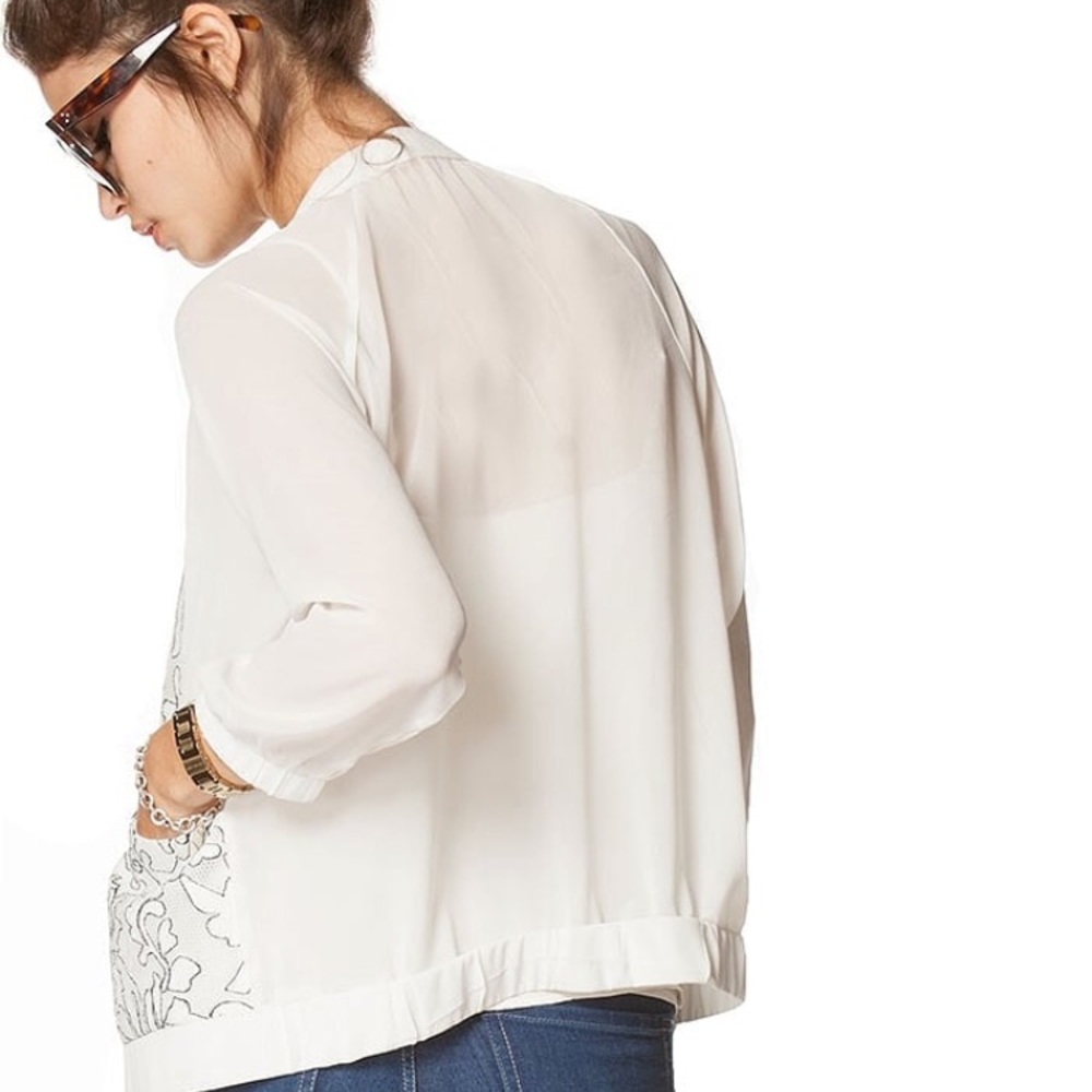 Floral Bomber Jacket - Picture 5 of 7
