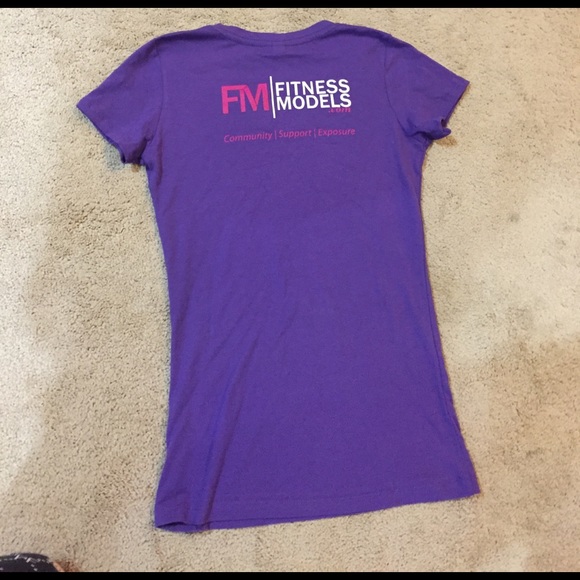 Workout t-shirt Fitness Models, size S ( true XS) - Picture 2 of 3