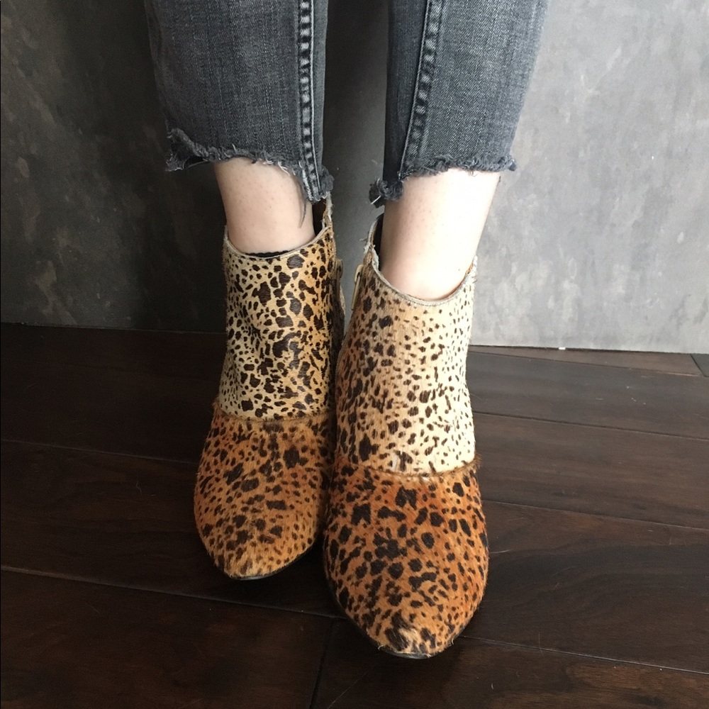Matisse nugget leopard booties