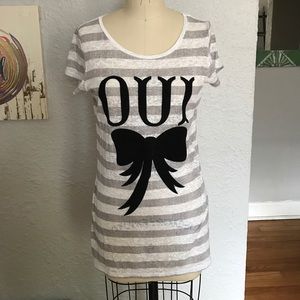 Express tunic tee