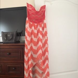 Strapless dress