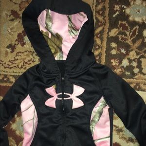 Underarmour Realtree Zip Up Hoodie size 3T