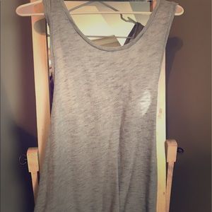 American Eagle AEO Gray sweater tank NWOT