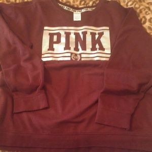 Pink t-shirt sweater