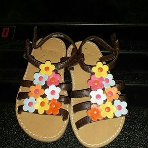 Toddler girls sandles size 6.