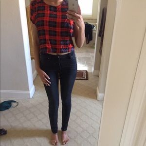 Checkered small top
