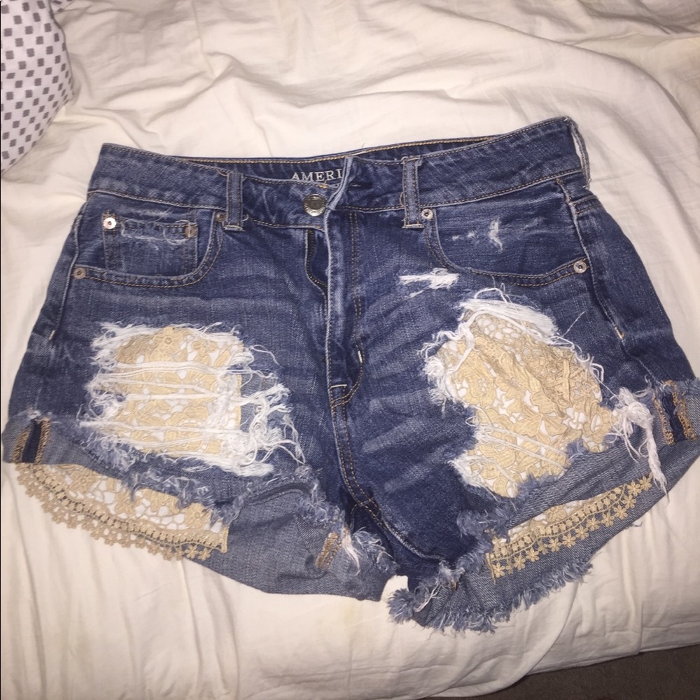 High waisted shorts