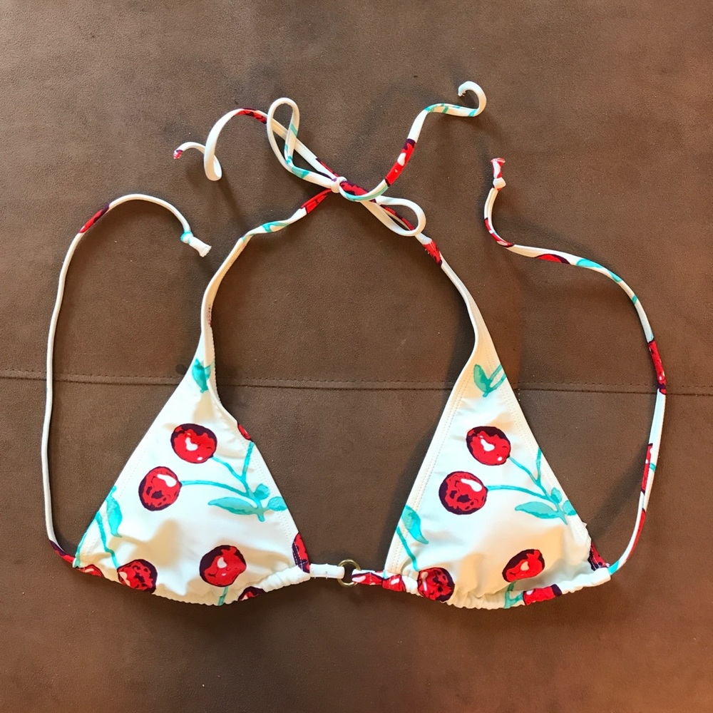 Cherry print bikini top 🍒