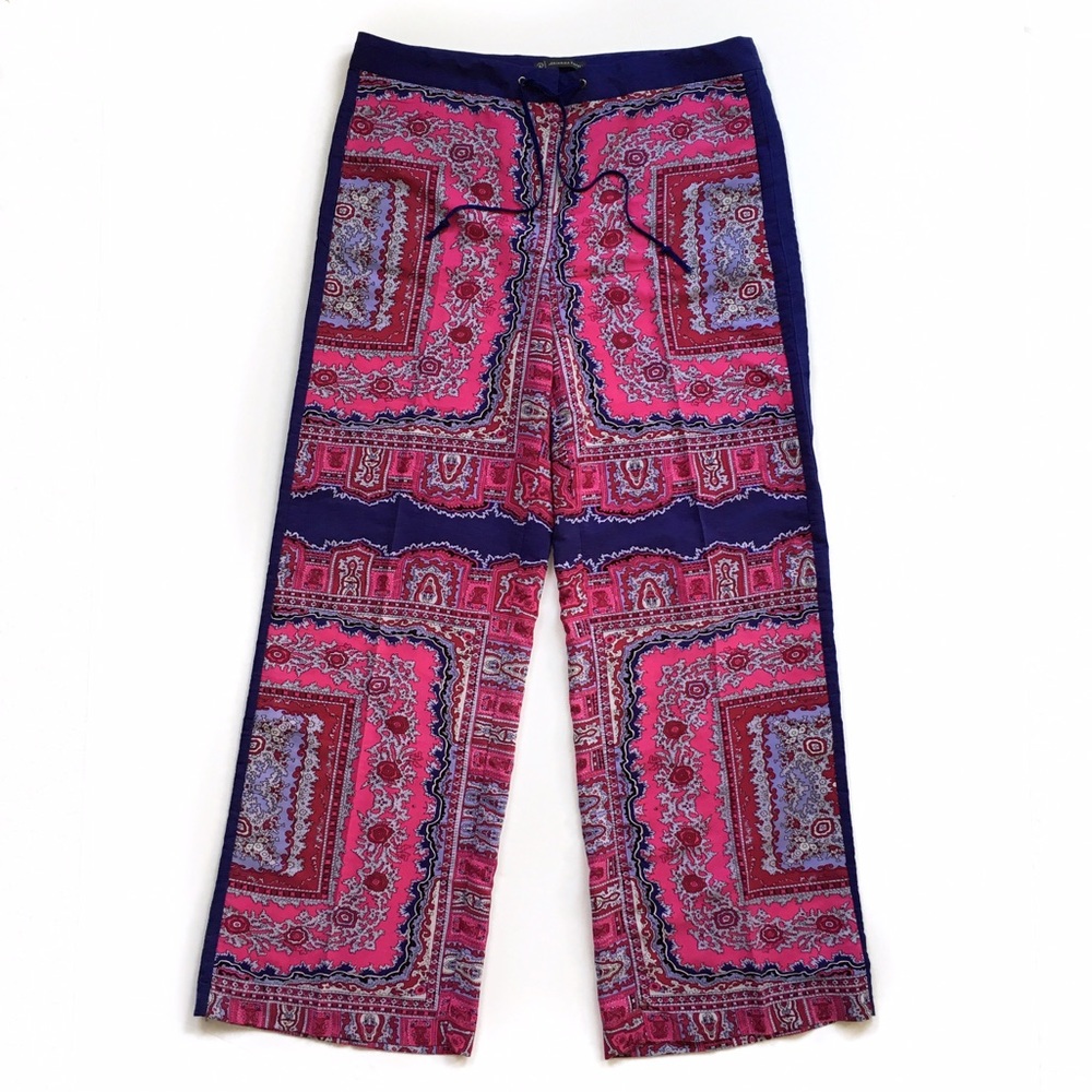 Adrianna Papell scarf print pants