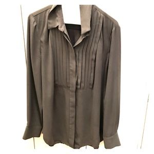 Olive green work blouse