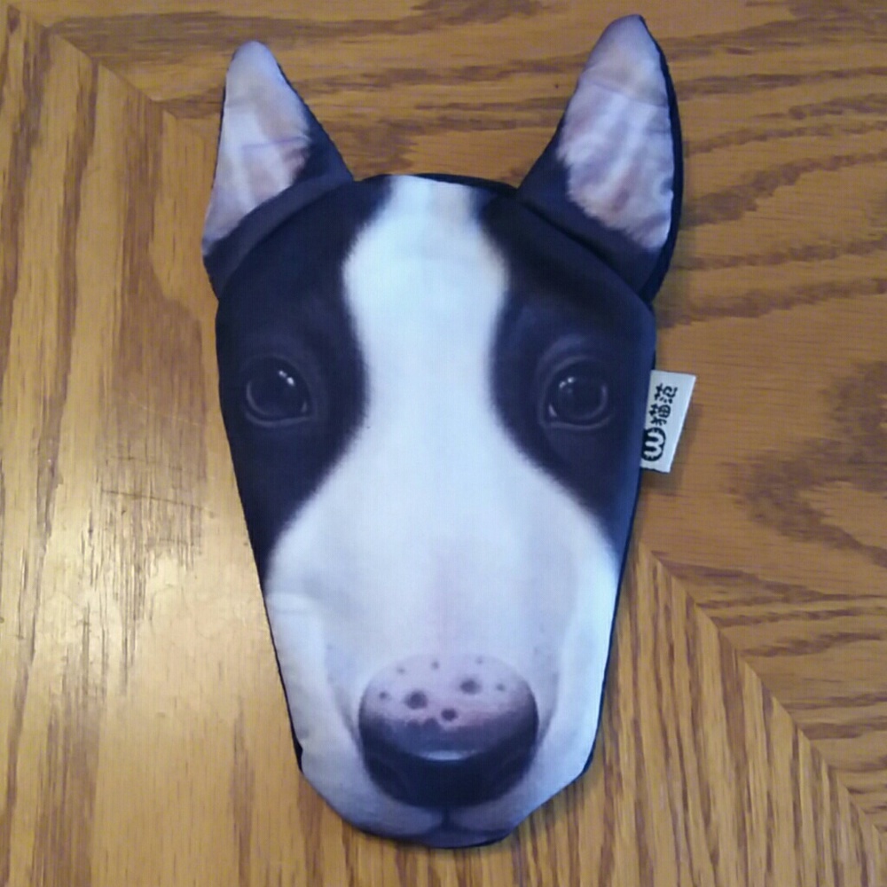 Dog zipper coin purse