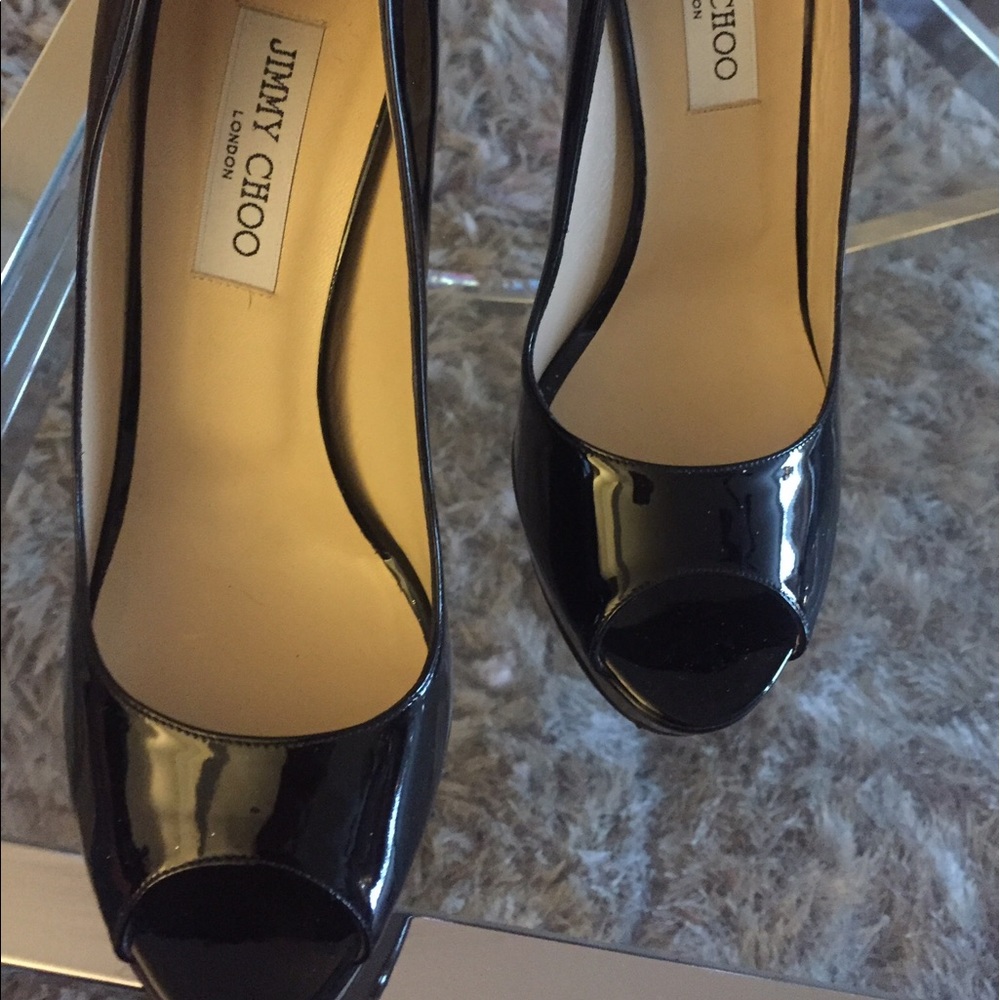 Authentic brand new Jimmy Choo Platform patent