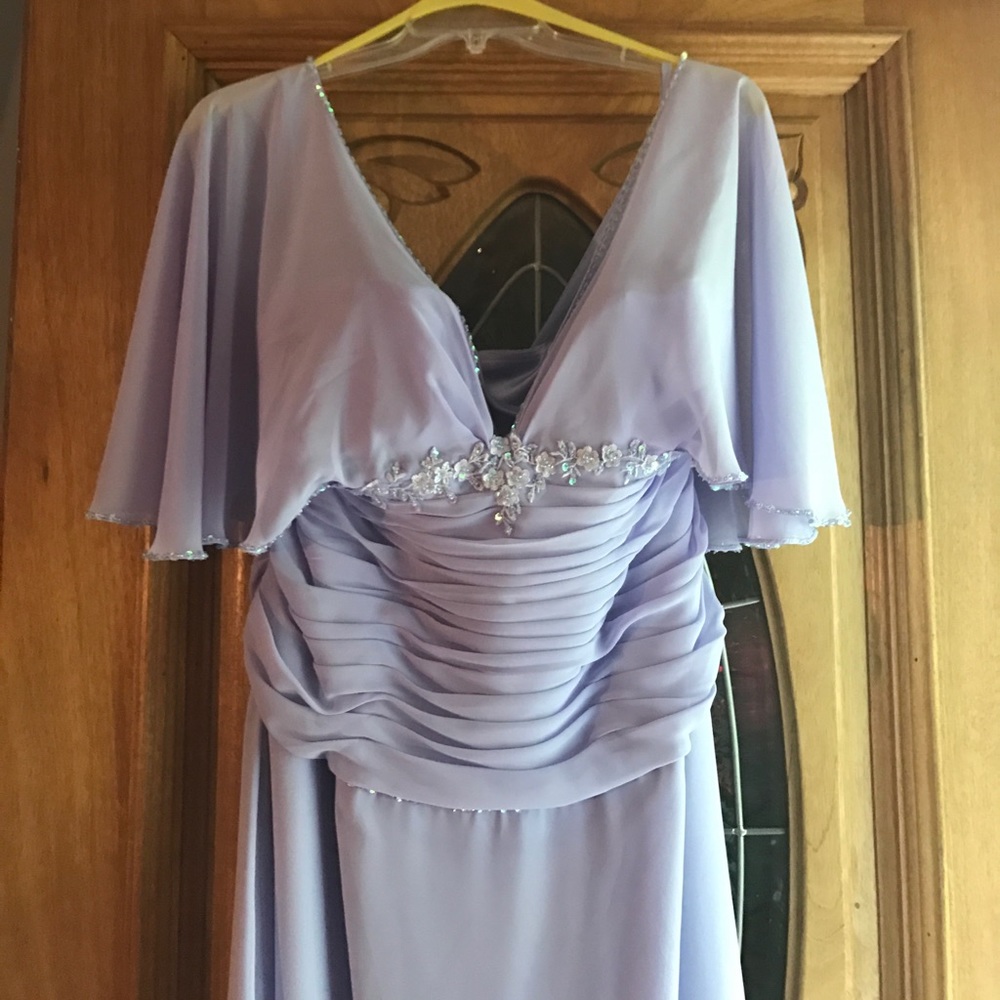 Long Formal lavender dress