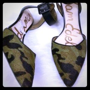 Sam Edelman Camouflage Strappy Heels