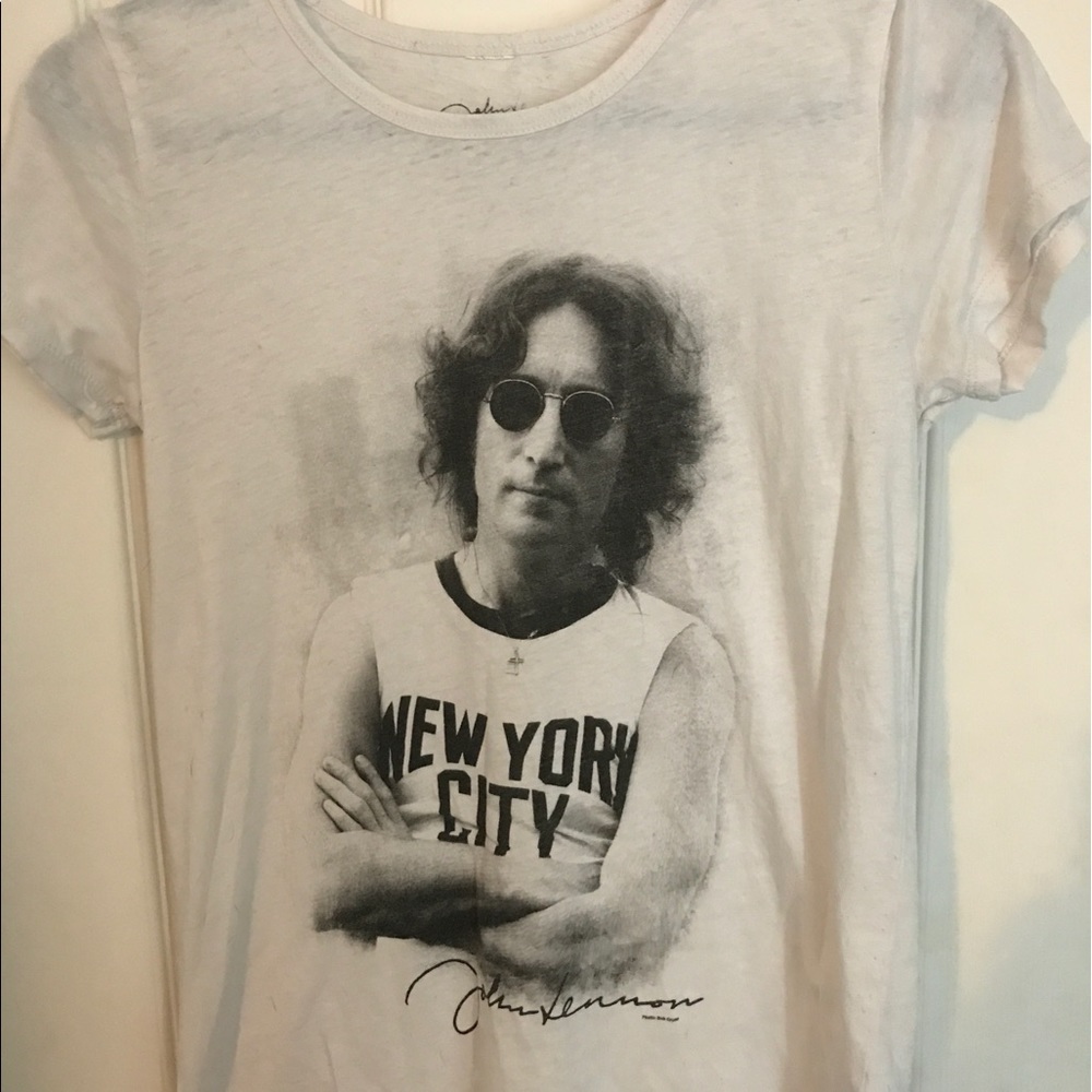 John Lennon White Tee Shirt