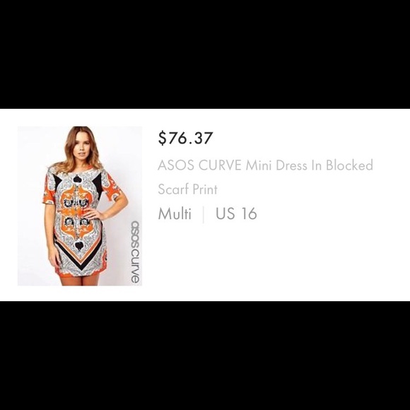 Scarf print mini shift dress - Picture 2 of 4