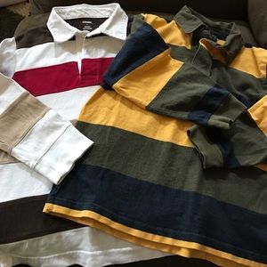 Long sleeve rugby polo shirts Gymboree/TCP