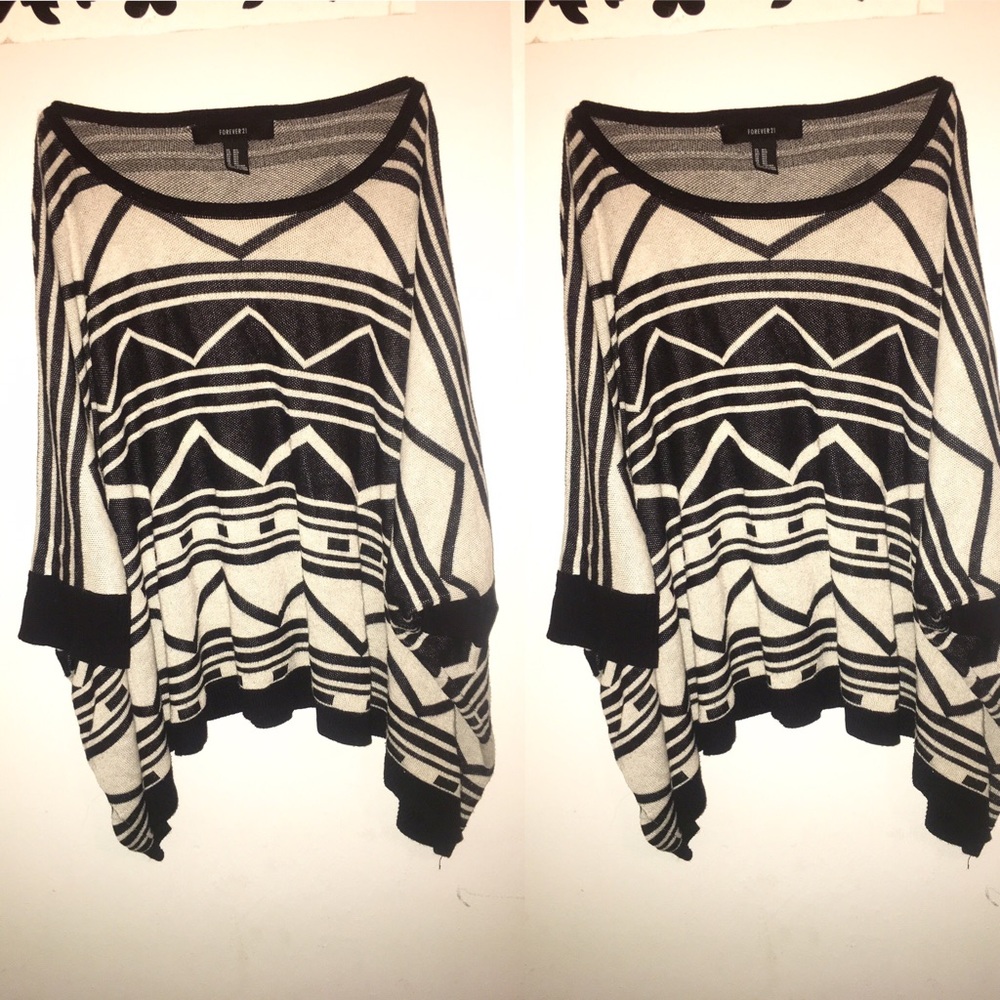 Poncho sweater