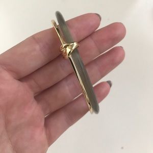 Alexis Bittar Warm Grey Lucite Paired Bangle