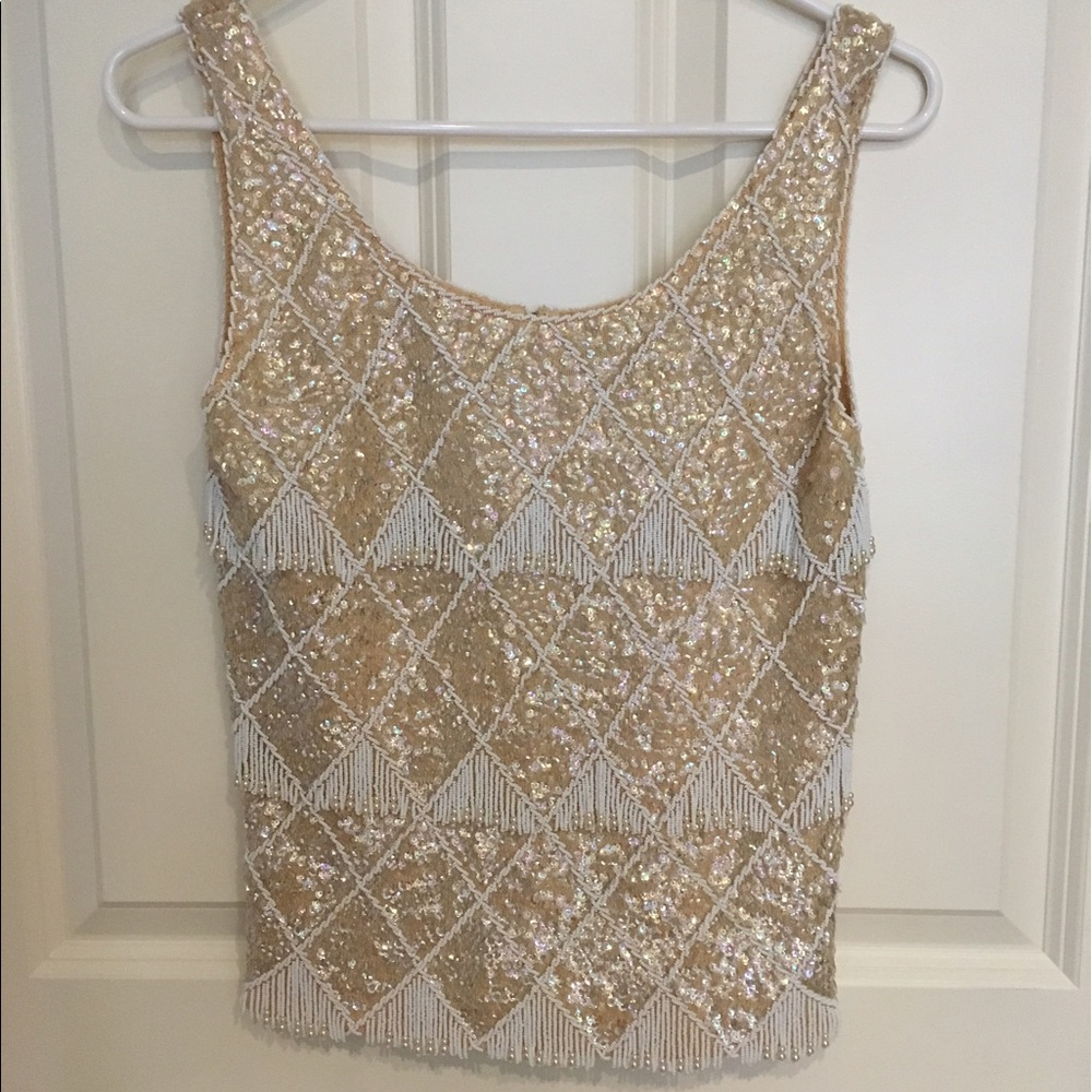 Vintage beaded top