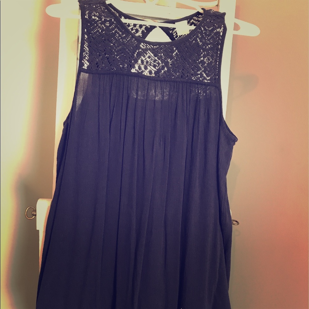 NWOT Navy dress with lace detail from Dress Up