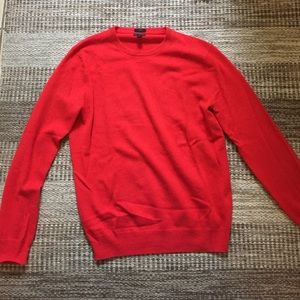 J.Crew Italian Cashmere Sweater Red