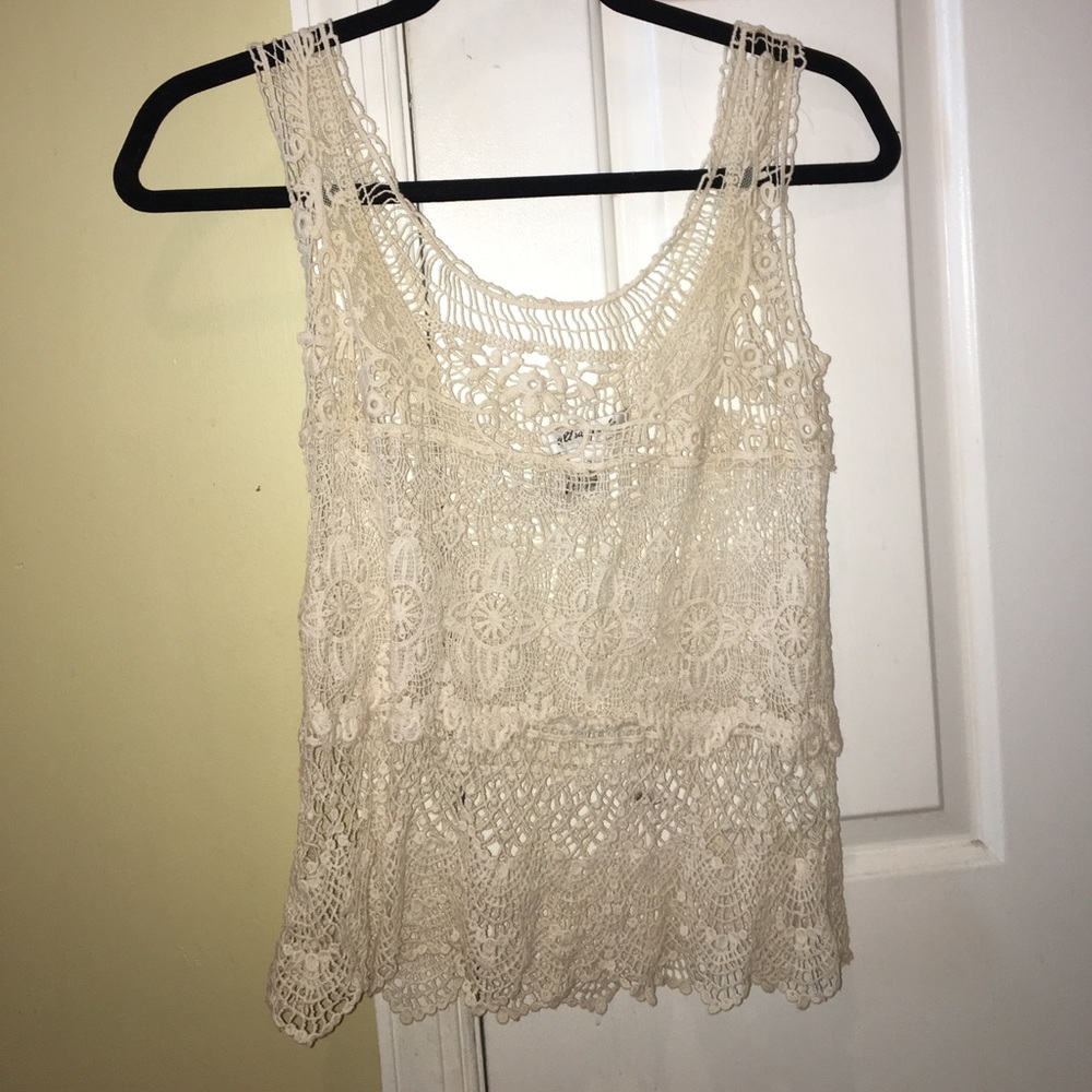 CROCHET COVER UP TANK
