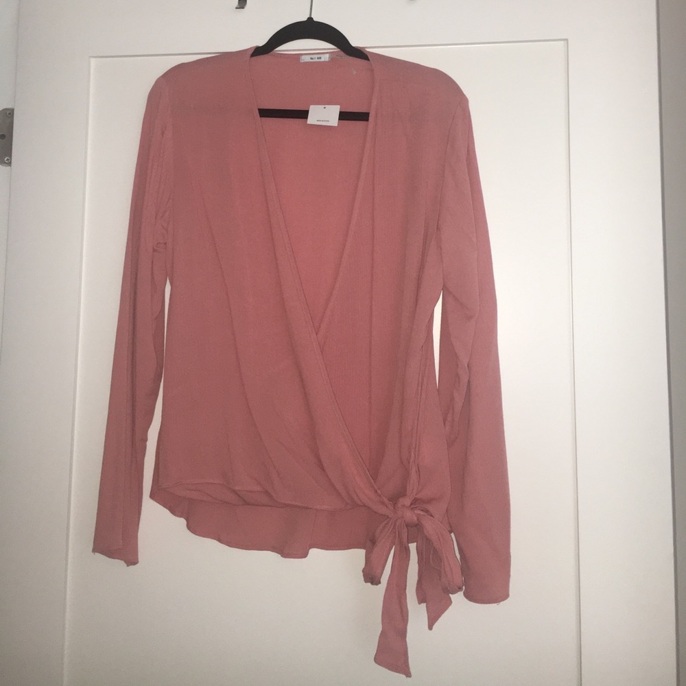 Urban Outfitters Kimchi Blue brand blouse in peach