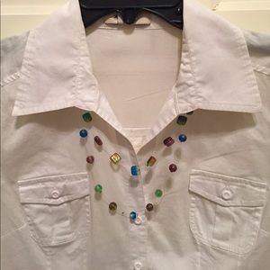 Beautiful multi-color beaded necklace (50")