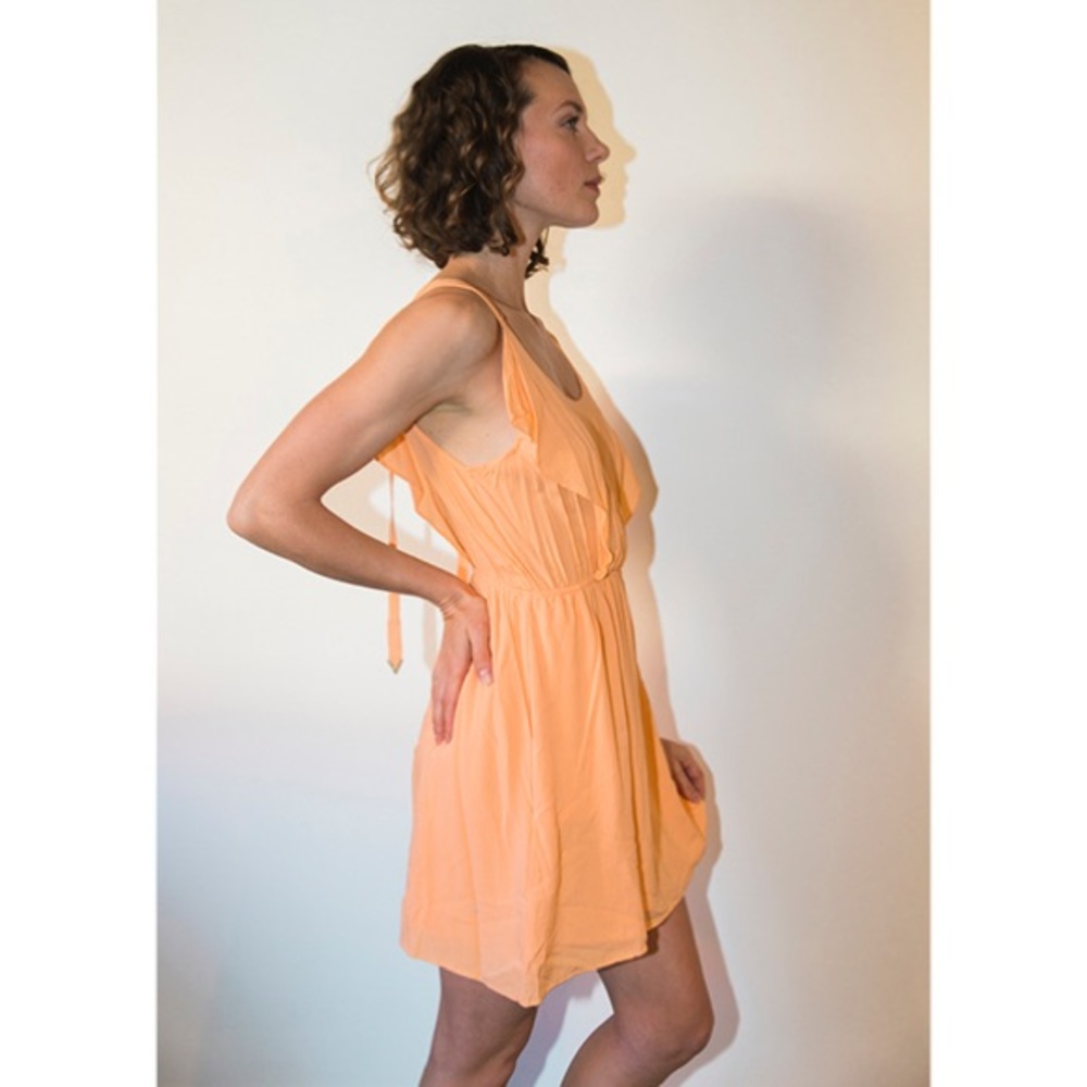 Summer sweet BCBGMaxAzaria  Butterfly Cap Dress - Picture 3 of 4