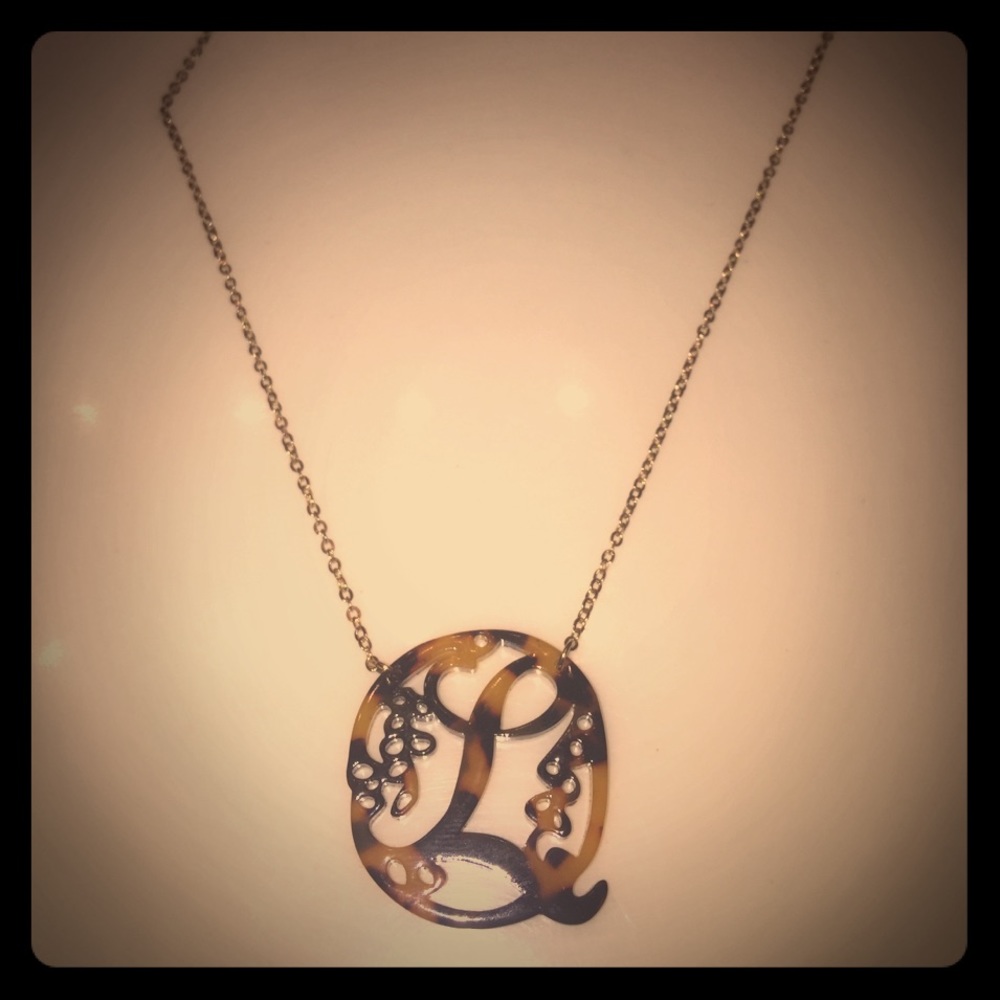 Monogram necklace