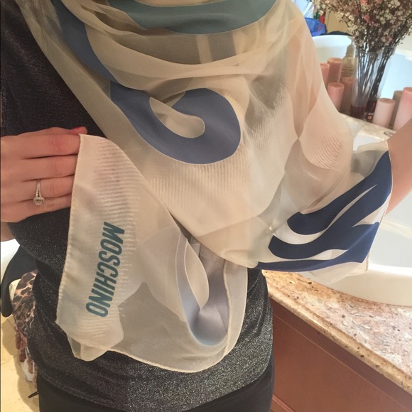 Moschino Accessories - Moschino silk scarf