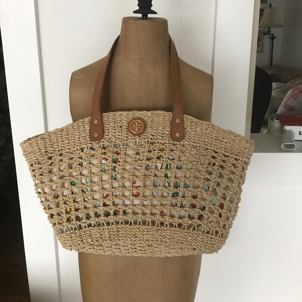 Tory Burch straw tote