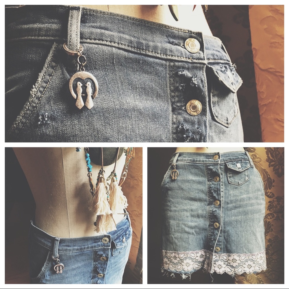 Skirt Love Birds Button Down Altered Skirt
4XHP🌵🌵🌵🌵 - Picture 5 of 8