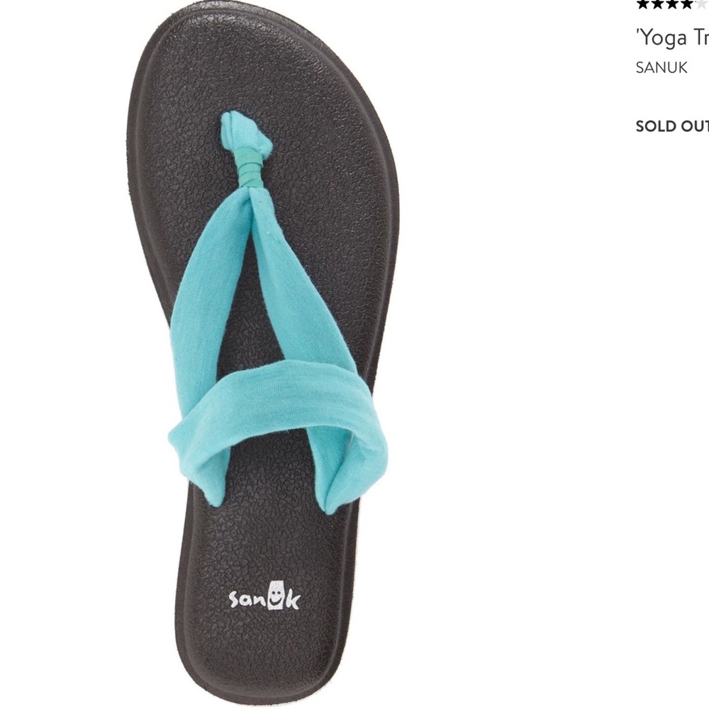 NWT Sanuk Yoga Triangle Sandals - Picture 2 of 5